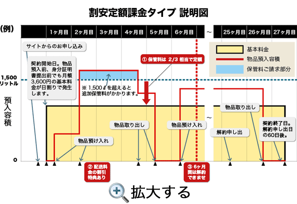 割安定額課金タイプ（例）